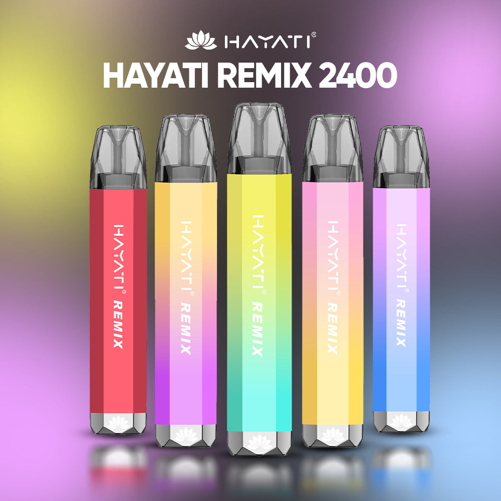 Hayati Remix 2400 Puffs 4 in 1 Disposable Vape Pod Kit